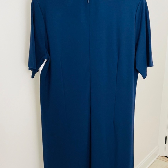 SALE! Joan Vass Colorblock Dress + Green Pocket~Size L/2 - Picture 5 of 5